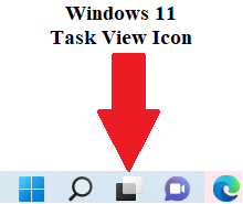 Window 11 Task View icon.