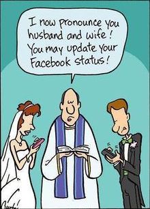 Facebook Wedding.