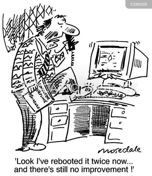 Rebooting the computer.